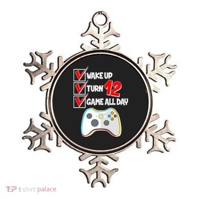 Wake Up Turn Twelve Game All Day 12th Birthday Ornament