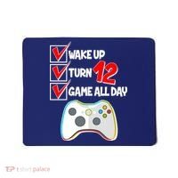 Wake Up Turn Twelve Game All Day 12th Birthday Mousepad thumb 0