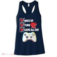 Wake Up Turn Twelve Game All Day 12th Birthday Women's Tank Top thumb 0