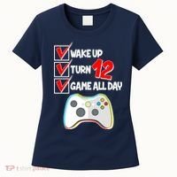 Wake Up Turn Twelve Game All Day 12th Birthday Women's T-Shirt thumb 0