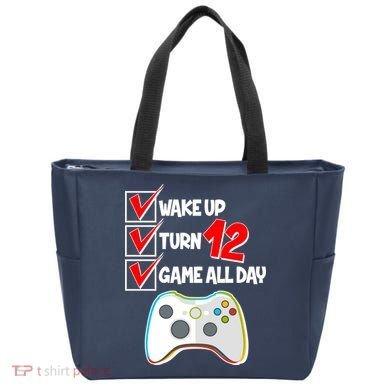 Wake Up Turn Twelve Game All Day 12th Birthday Tote Bag