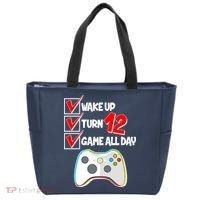 Wake Up Turn Twelve Game All Day 12th Birthday Tote Bag thumb 0