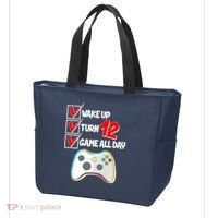 Wake Up Turn Twelve Game All Day 12th Birthday Tote Bag thumb 3
