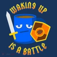 Waking Up is a Battle Funny Coffee Toddler Hoodie thumb 2