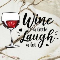 Wine A Little Laugh A Lot Funny Wine Lover Gifts Kati Licensed 12" Camo Cuffed Beanie thumb 2