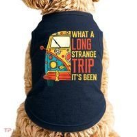 What A Long Strange Trip ItS Been 70s Hippie Camping Lover Doggie Tank thumb 0