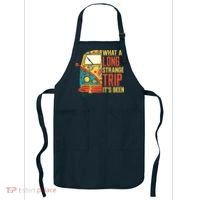 What A Long Strange Trip ItS Been 70s Hippie Camping Lover Apron thumb 0