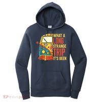 What A Long Strange Trip ItS Been 70s Hippie Camping Lover Women's Hoodie thumb 0
