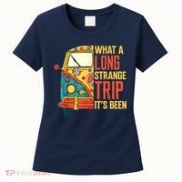 What A Long Strange Trip ItS Been 70s Hippie Camping Lover Women's T-Shirt thumb 0