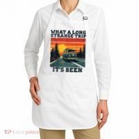 What A Long Strange Trip ItS Been 70s Hippie Camping Lover Apron thumb 2