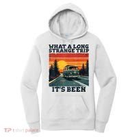 What A Long Strange Trip ItS Been 70s Hippie Camping Lover Women's Hoodie thumb 0