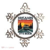 What A Long Strange Trip ItS Been 70s Hippie Camping Lover Ornament thumb 0