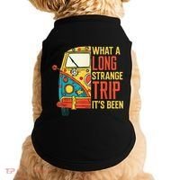 What A Long Strange Trip ItS Been 70s Hippie Camping Lover Doggie Tank thumb 0