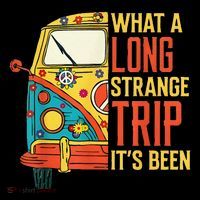 What A Long Strange Trip ItS Been 70s Hippie Camping Lover Coffee Mug thumb 5