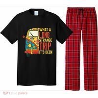 What A Long Strange Trip ItS Been 70s Hippie Camping Lover Pajama Set thumb 0