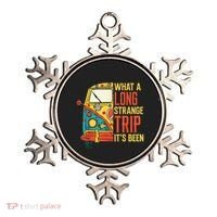 What A Long Strange Trip ItS Been 70s Hippie Camping Lover Ornament thumb 0