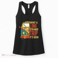 What A Long Strange Trip ItS Been 70s Hippie Camping Lover Women's Tank Top thumb 0