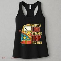 What A Long Strange Trip ItS Been 70s Hippie Camping Lover Women's Tank Top thumb 3