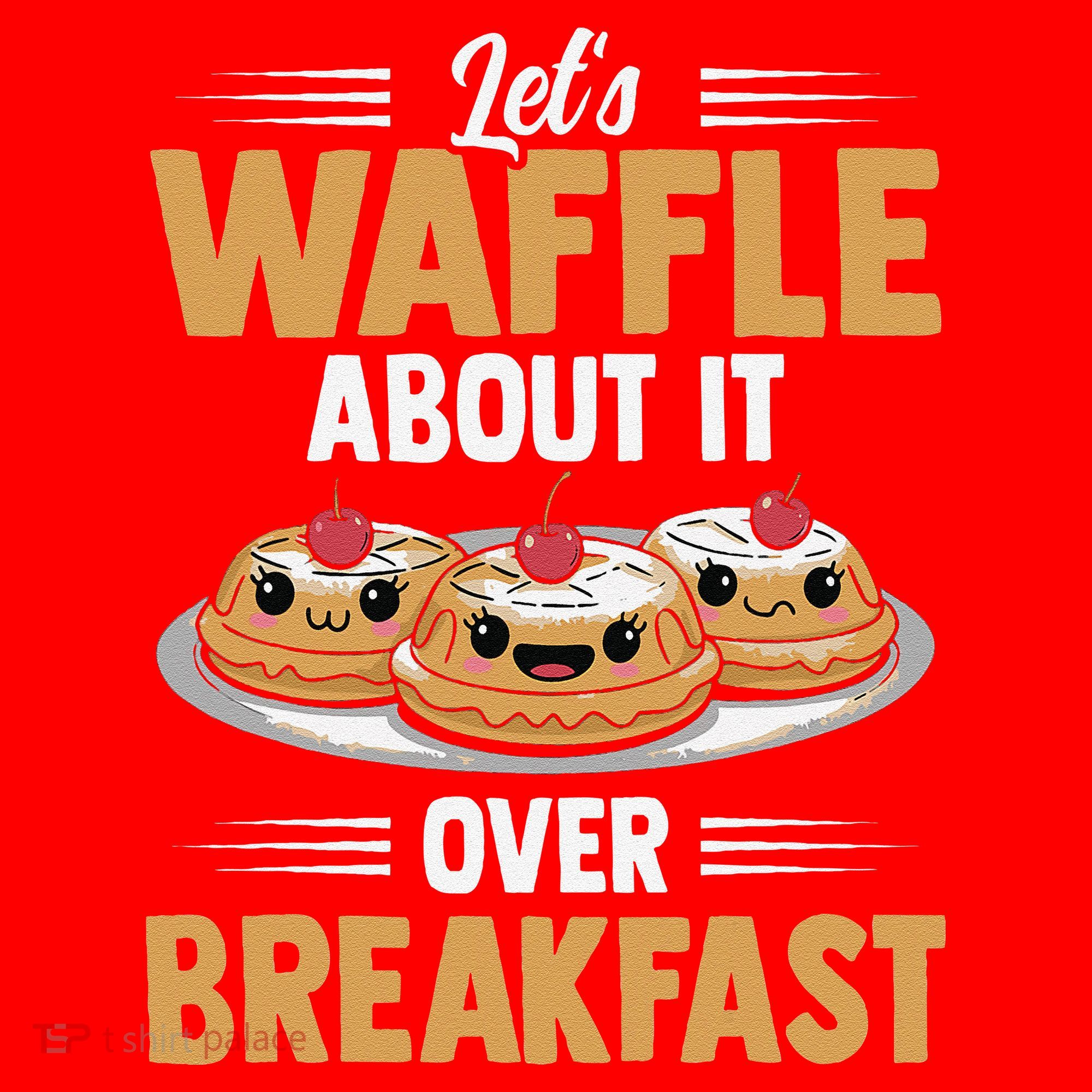 Waffles Apparel LetS Waffle About It Over Breakfast Santa Hat