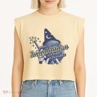 With A Little Imagination Garment-Dyed Women's Muscle Tee thumb 2