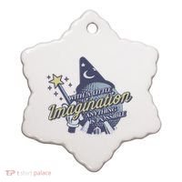 With A Little Imagination Ceramic Ornament thumb 0