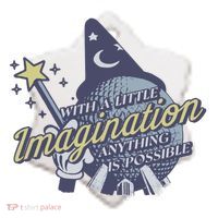 With A Little Imagination Ceramic Ornament thumb 2