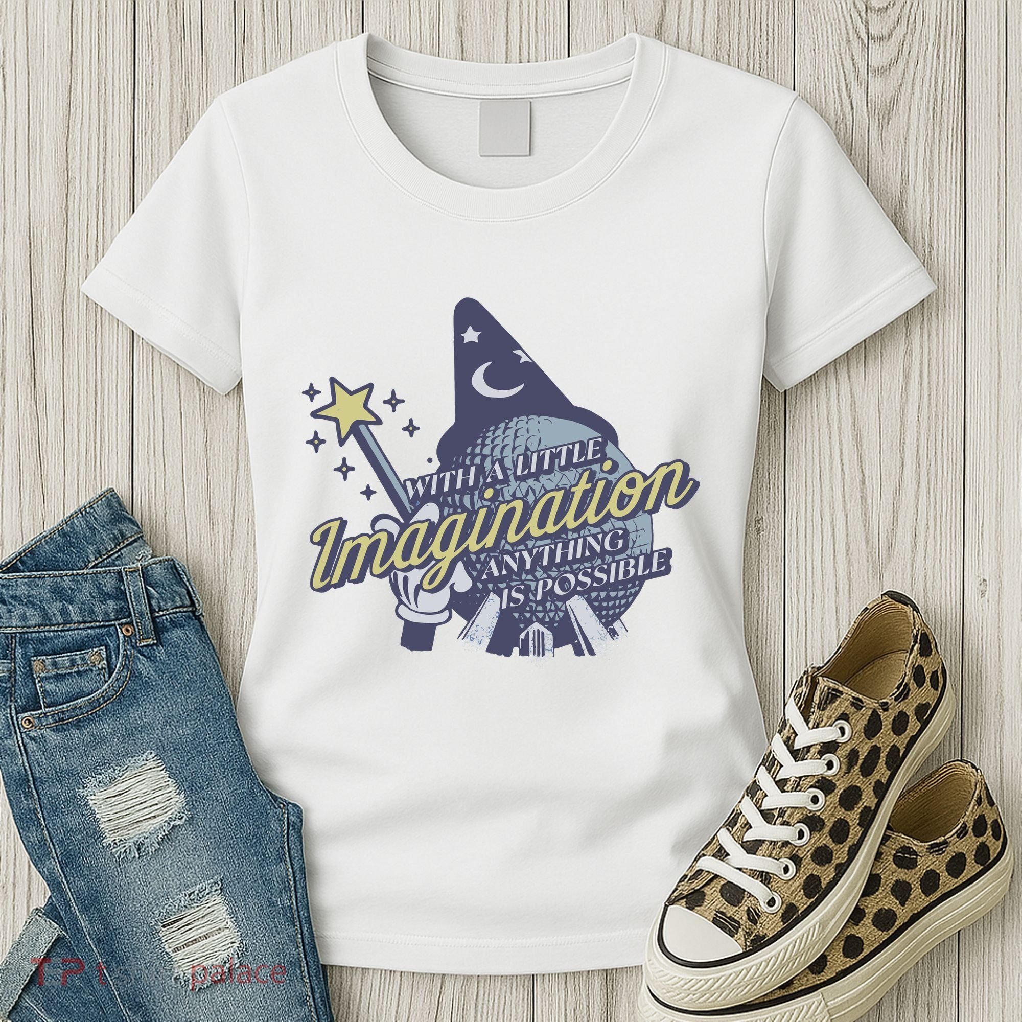 With A Little Imagination Women's T-Shirt