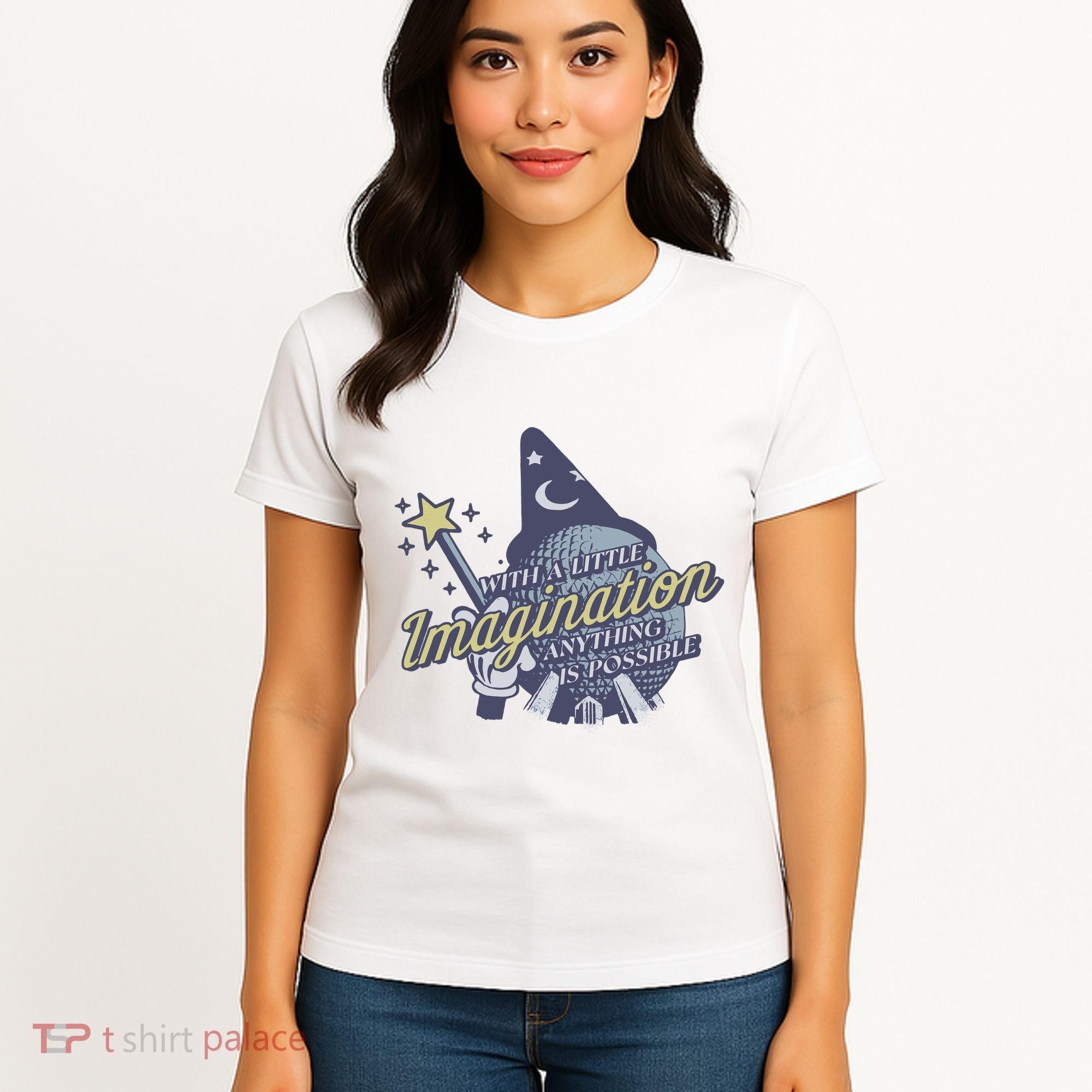 With A Little Imagination Women's T-Shirt