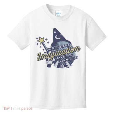 With A Little Imagination Kids T-Shirt