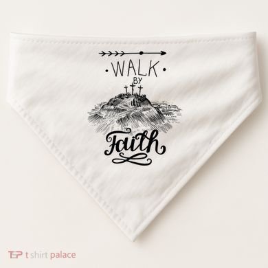 Walk By Faith USA-Made Doggie Bandana