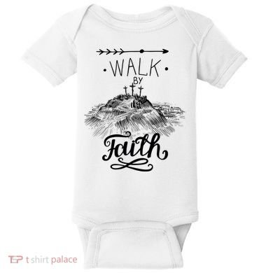 Walk By Faith Baby Bodysuit