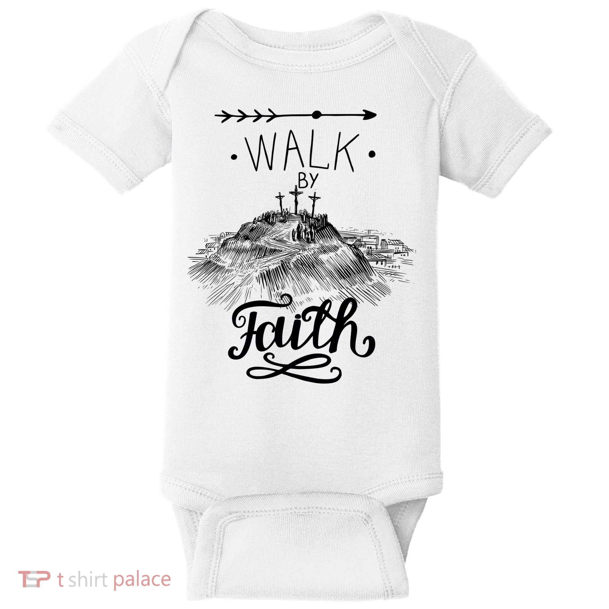 Walk By Faith Baby Bodysuit