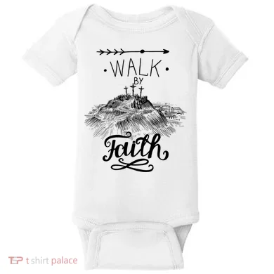 Walk By Faith Baby Bodysuit