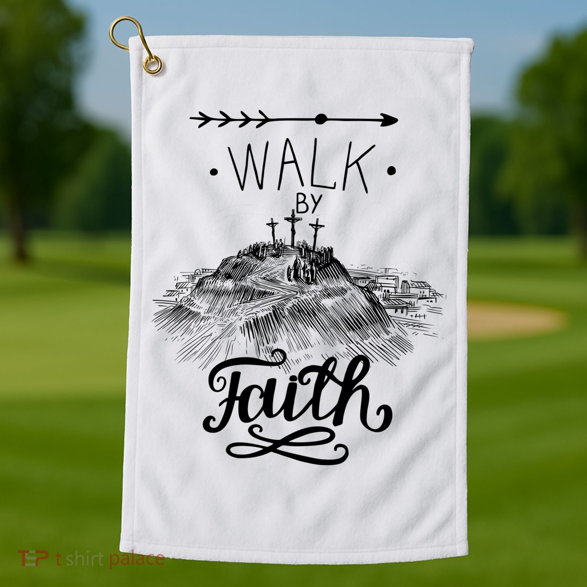 Walk By Faith Golf Towel