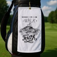 Walk By Faith Golf Towel thumb 2
