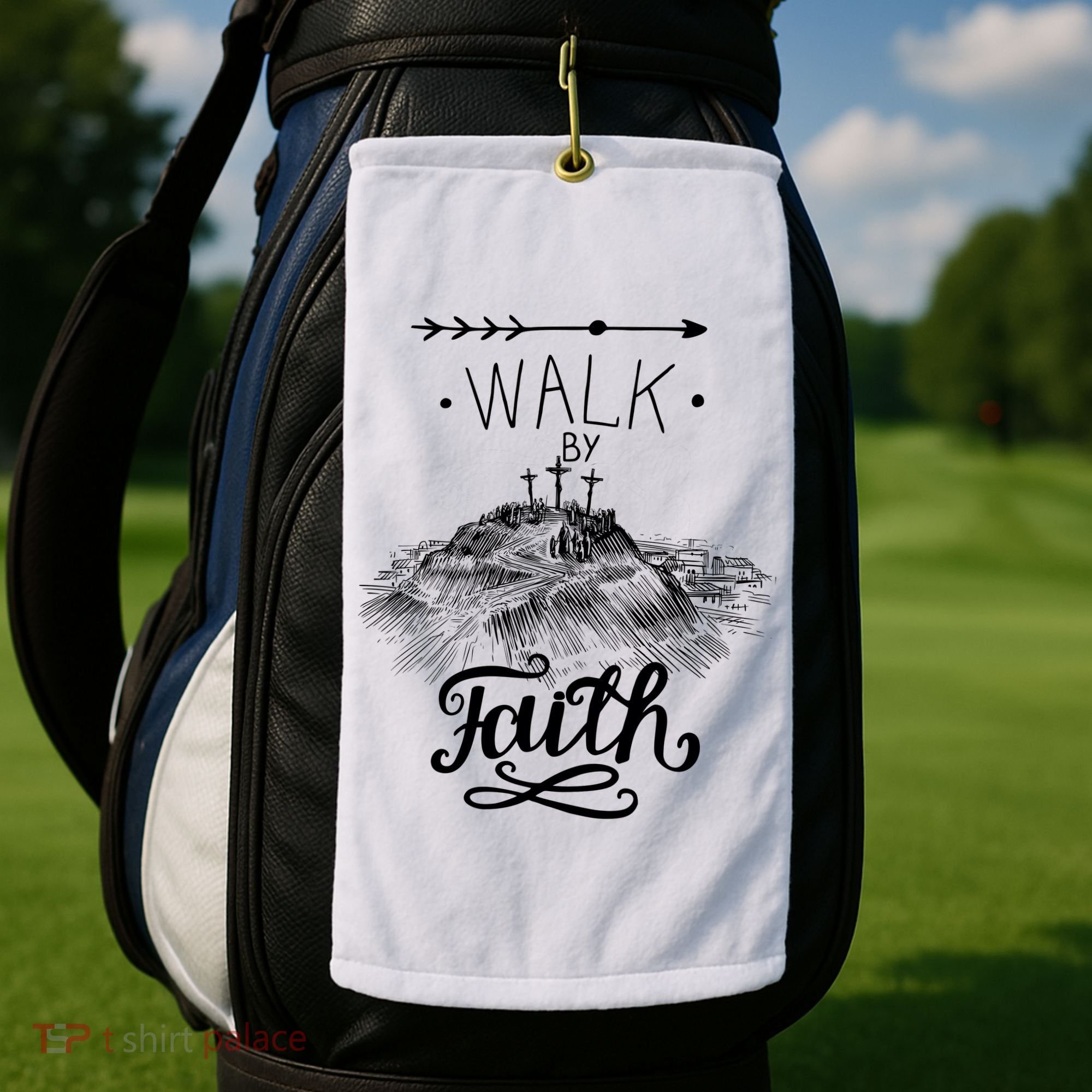 Walk By Faith Golf Towel