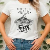 Walk By Faith Women's T-Shirt thumb 2