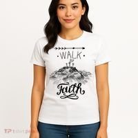 Walk By Faith Women's T-Shirt thumb 4