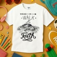 Walk By Faith Kids T-Shirt thumb 3