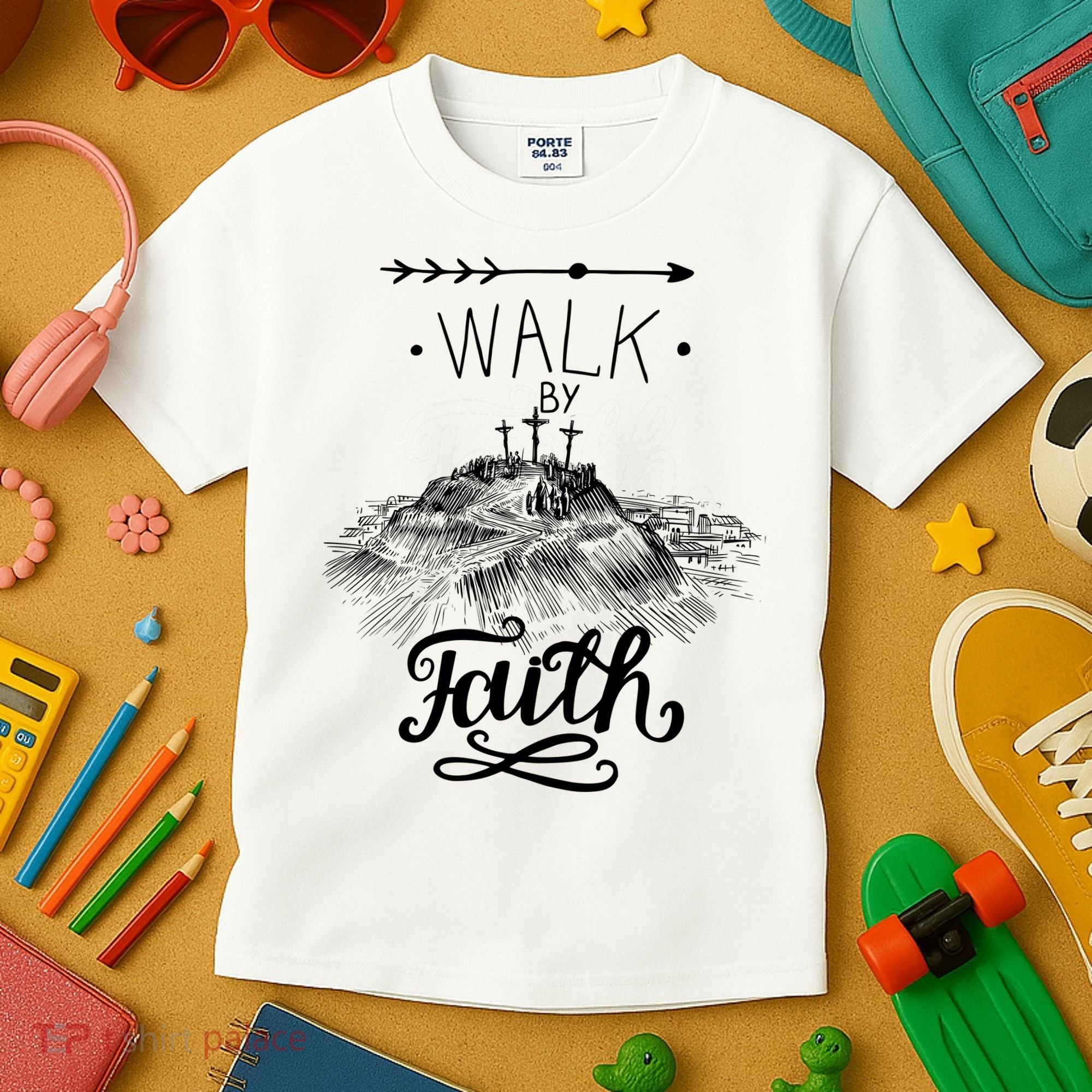 Walk By Faith Kids T-Shirt