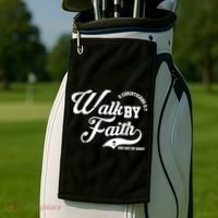 Walk By Faith And Not By Sight Golf Towel thumb 2