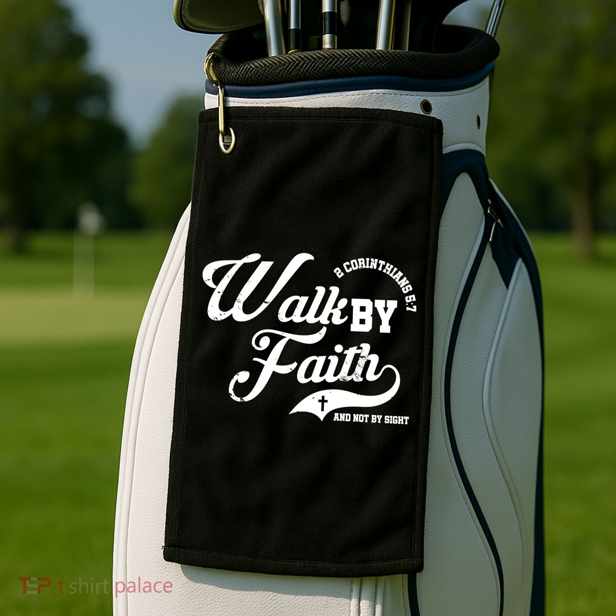 Walk By Faith And Not By Sight Golf Towel