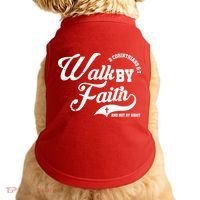 Walk By Faith And Not By Sight Doggie Tank thumb 0