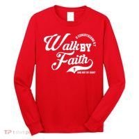 Walk By Faith And Not By Sight Long Sleeve Shirt thumb 0