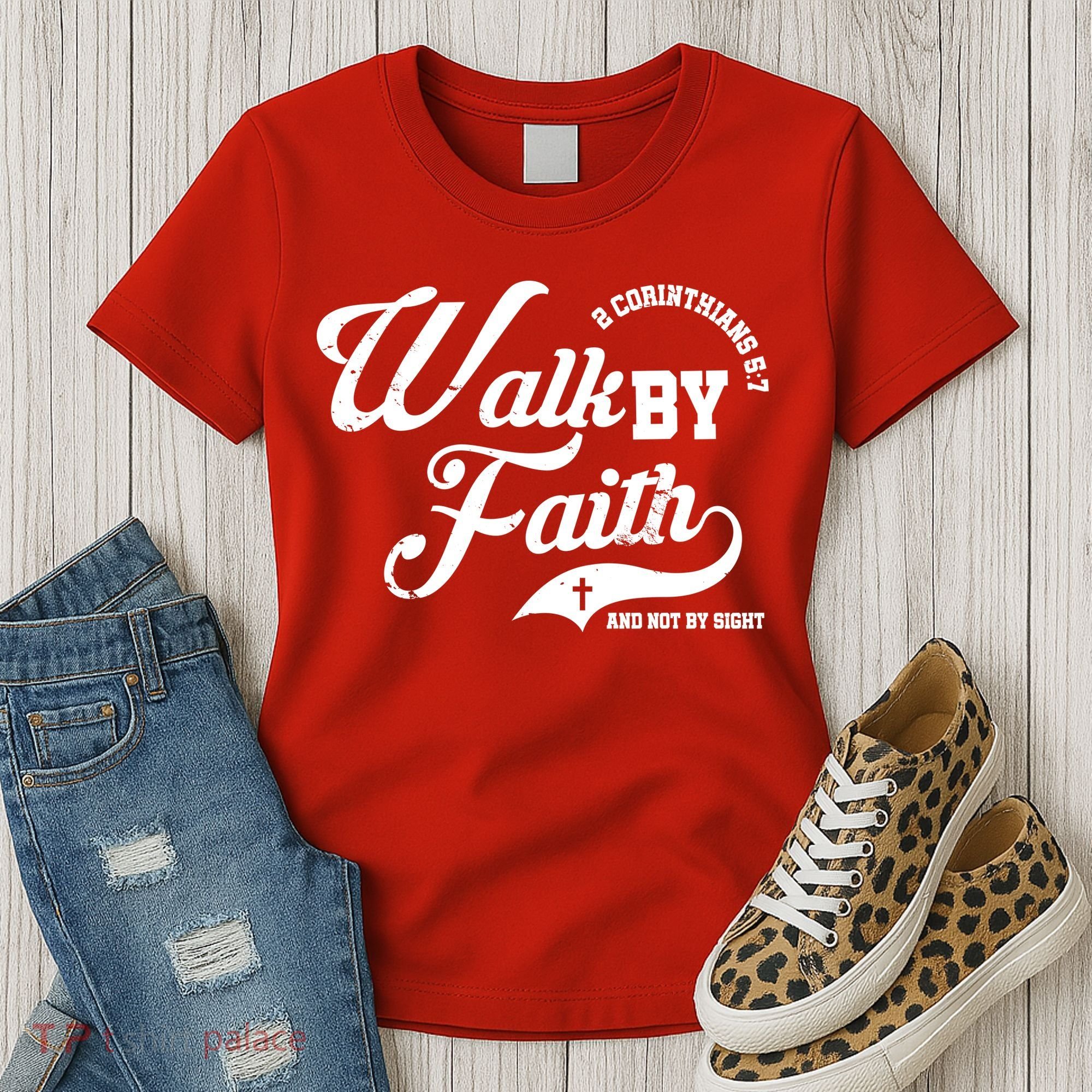 Walk By Faith And Not By Sight Women's T-Shirt