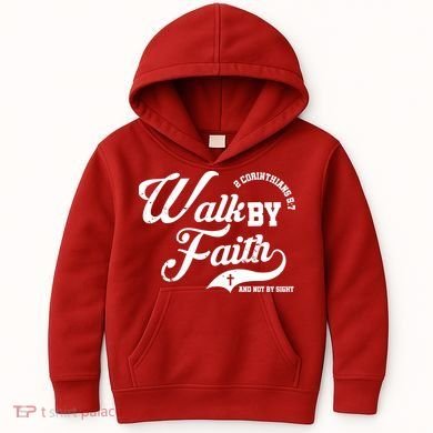 Walk By Faith And Not By Sight Kids Hoodie
