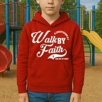 Walk By Faith And Not By Sight Kids Hoodie thumb 2