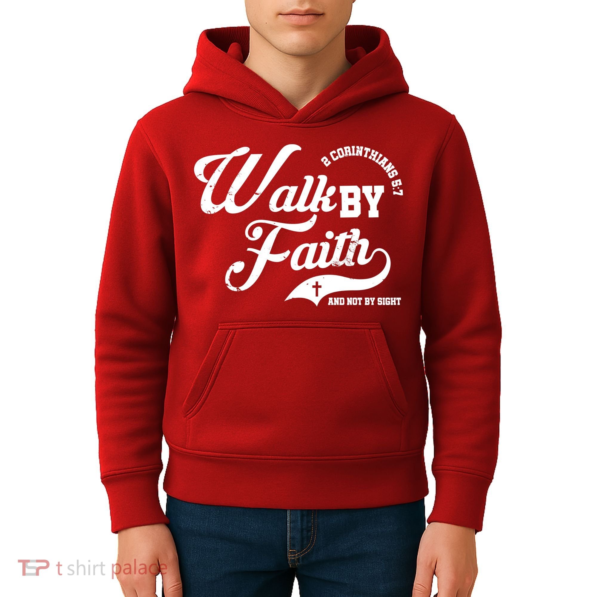 Walk By Faith And Not By Sight Kids Hoodie