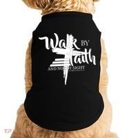 Walk By Faith Not By Sight Doggie Tank thumb 0