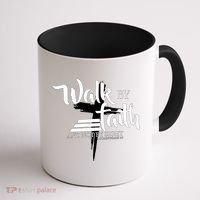 Walk By Faith Not By Sight Coffee Mug thumb 1